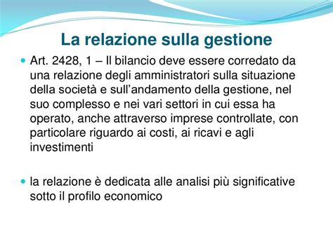 relazione sulla gestione versace|Il revisore e la relazione sulla gestione.